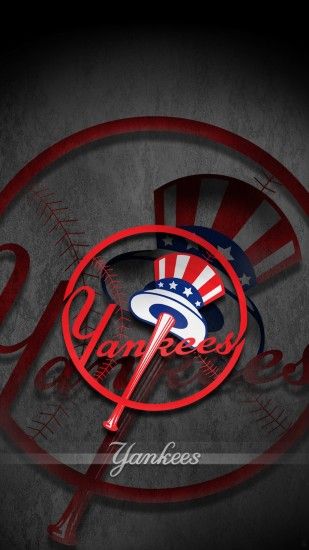 New York Yankees iPhone Wallpaper Logo