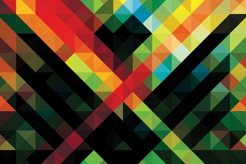 Creative Colorful Wallpaper Geometry Image HD Picture.