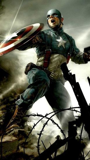 iPhone 6 plus Captain America movie Games wallpaper