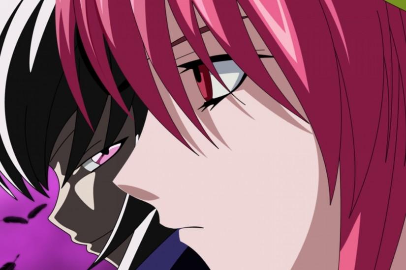 Preview wallpaper elfen lied, lucy, face, close-up, profile 1920x1080