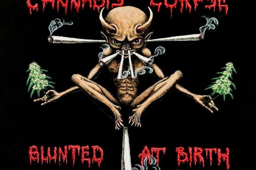Death Metal Black Heavy Dark Horror Evil Poster Demon 420 Marijuana Drugs Weed  Wallpaper At Dark Wallpapers