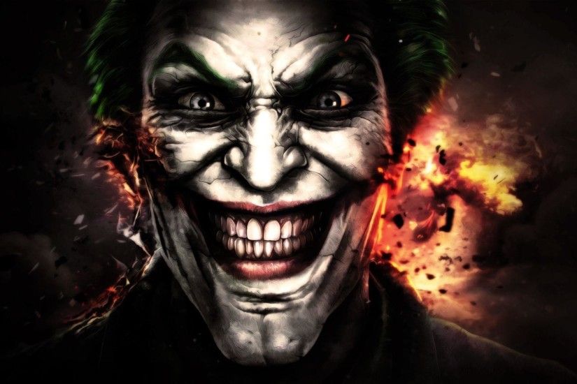 Wallpapers Movie Scary Face Joker