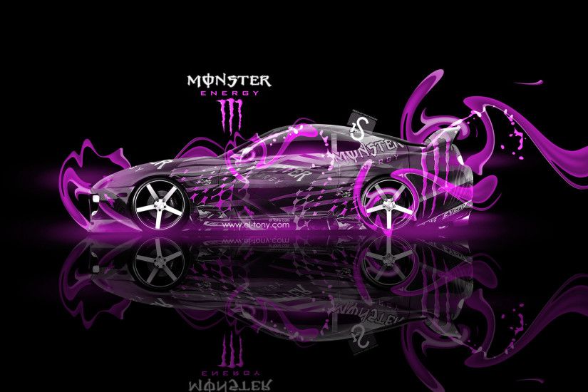 ... Monster-Energy-Toyota-Supra-Fantasy-Green-Plastic-2013- ...