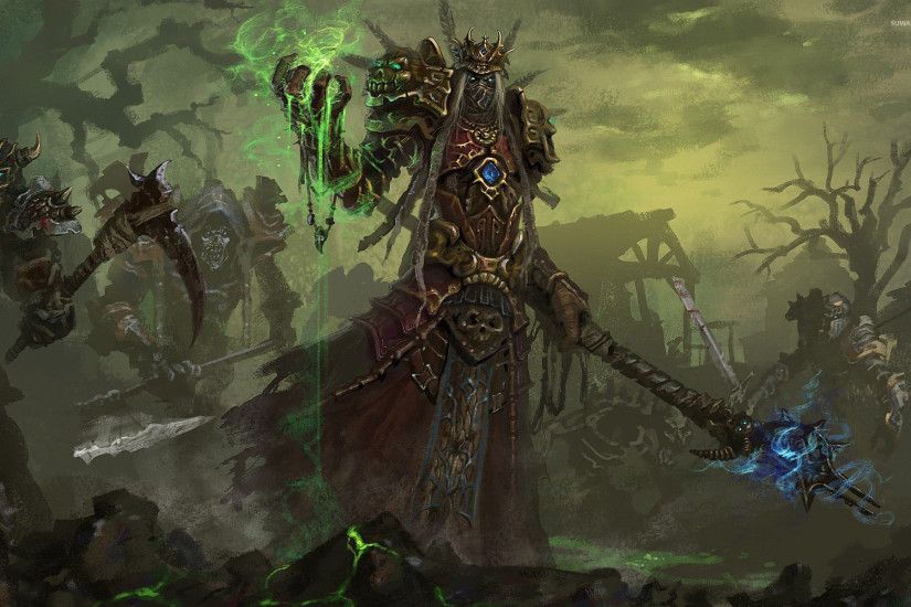 Undead warlock - World of Warcraft wallpaper