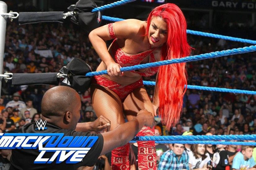 How did Eva Marie escape an Irish Lass Kicking by Becky Lynch?: SmackDown  Live, Aug. 2, 2016 - YouTube
