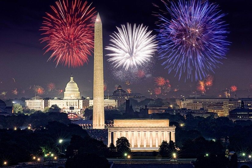 Washington DC Fireworks Wallpaper