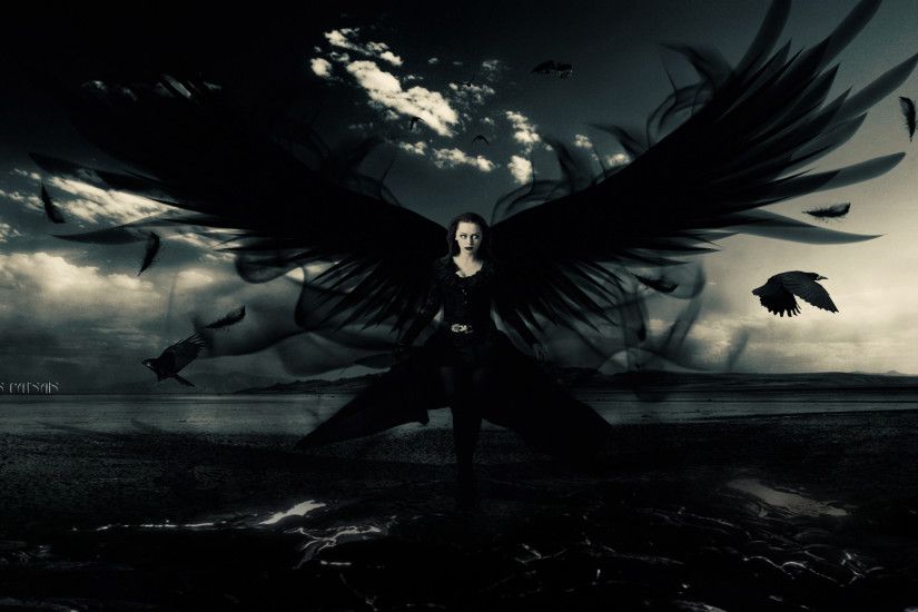 Dark angel wallpapers and stock photos