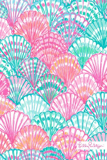 Lilly Pulitzer Oh Shello Mobile Wallpaper