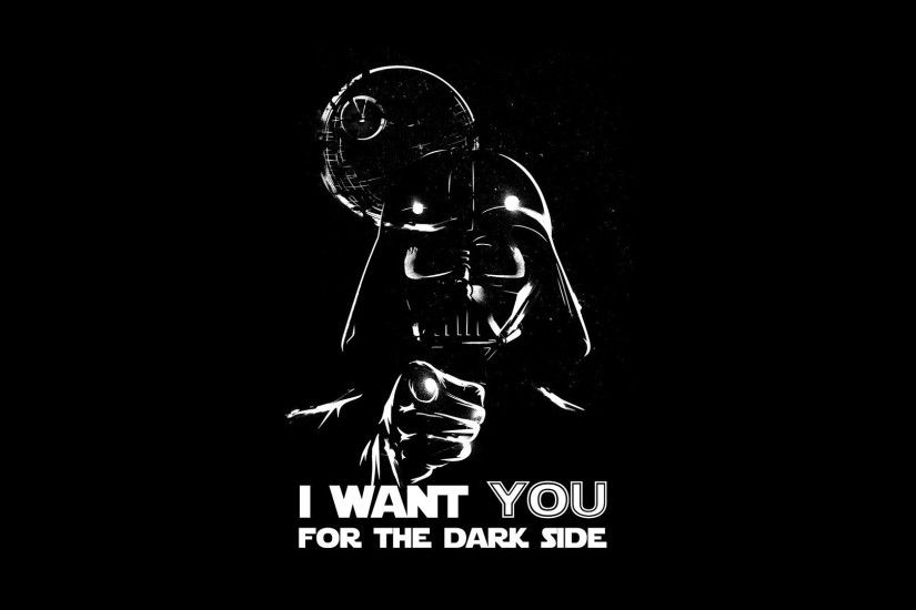 Abstract Black Background Dark Side Darth Vader Death Star Propaganda  Simple Simplistic Spoof Wars