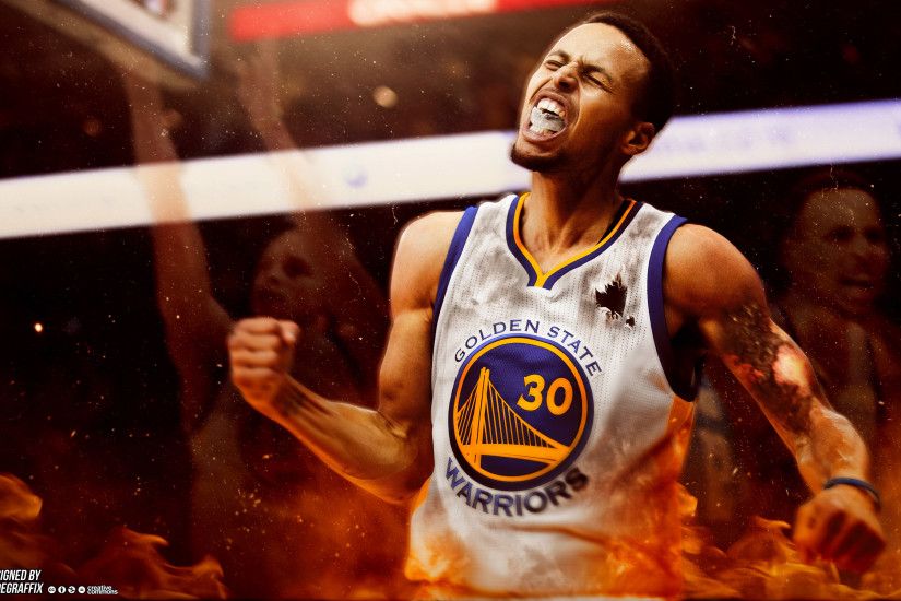 Stephen Curry On Fire 2880x1800 Wallpaper