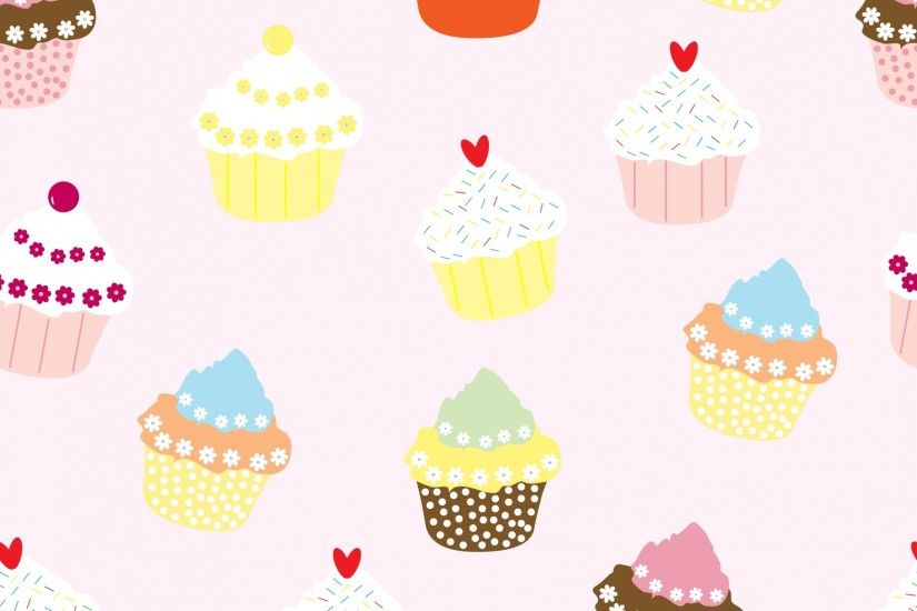 Cupcakes Wallpaper Pattern