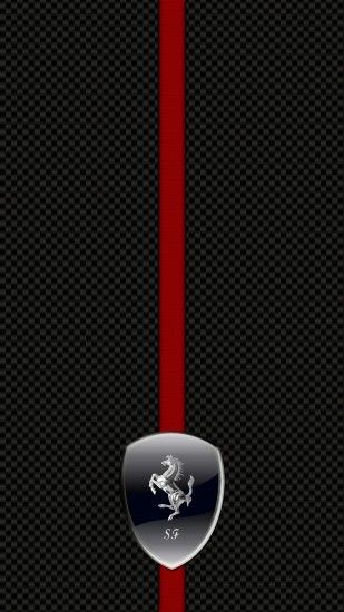 Ferrari Logo HD wallpaper for iPhone