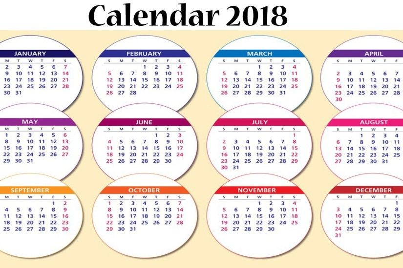 Calendar 2018 HD Images | 2018 Calendar free download