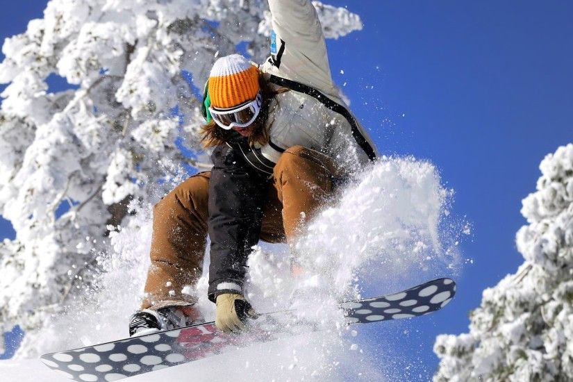 Snowboarding Widescreen HD Wallpaper 61343