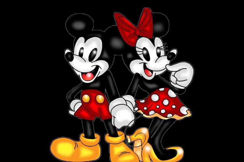 Mickey And Minnie Mouse Love Background Wallpaper 07992