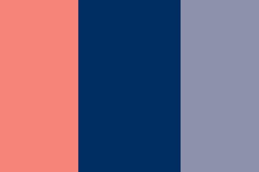 2560x1440 Congo Pink, Cool Black and Cool Grey Three Color Background