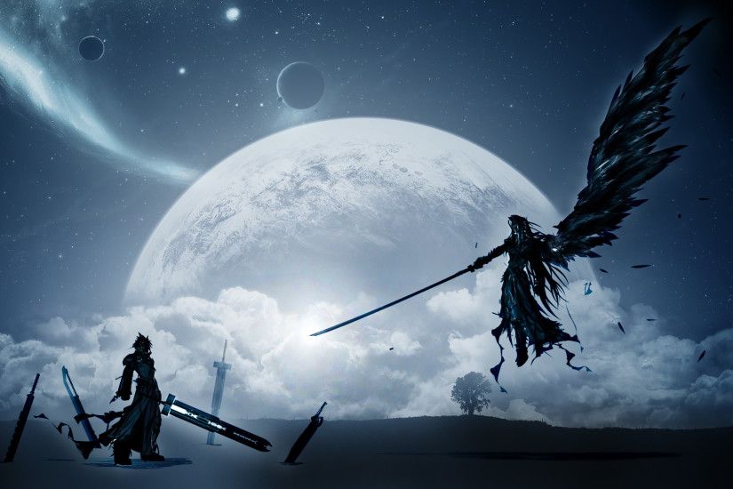 Movie - Final Fantasy VII: Advent Children Earth Fantasy Ff7 Cloud  Sephiroth (Final Fantasy