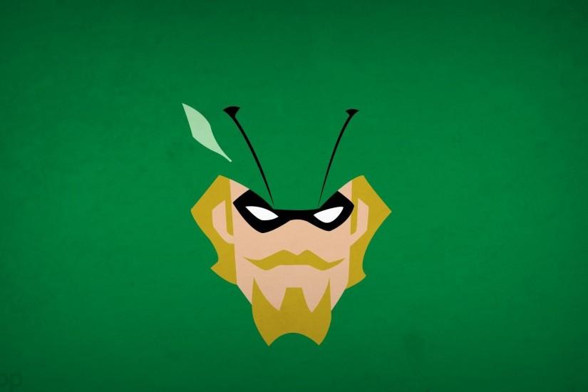 DC Comics Minimalism Simple Background Superheroes Green Arrow Wallpaper ...