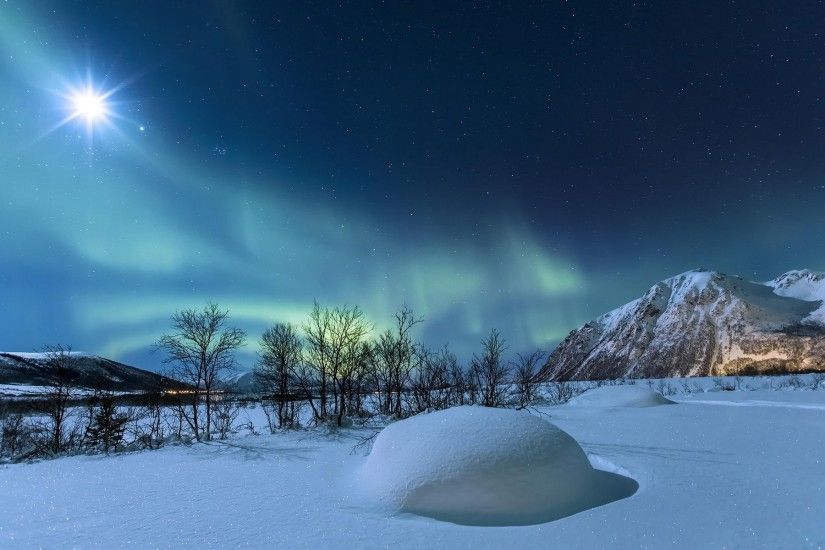 Aurora Borealis Night Â· HD Wallpaper | Background ID:536204