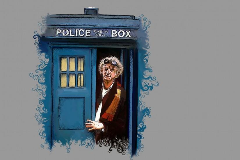 Preview wallpaper doctor who, back to the future, art 2048x2048