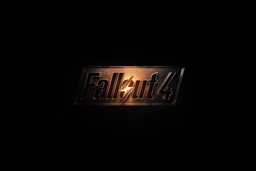 Fallout logo wallpaper HD for desktop.