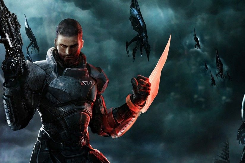 Mass Effect, Video Games, Commander Shepard, Reapers Wallpaper HD