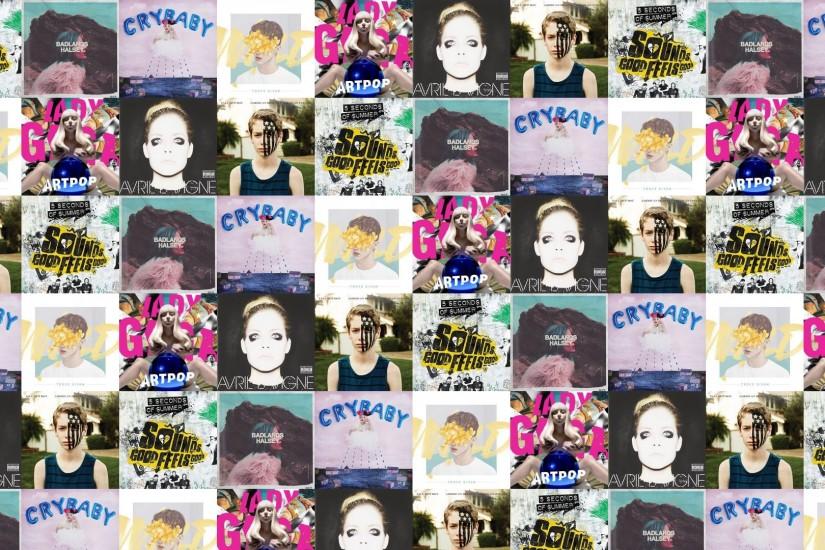 Download this free wallpaper with images of 5 Seconds Of Summer – Sounds  Good Feels Good, Halsey – Badlands, Melanie Martinez – Cry Baby, Troye  Sivan – Wild ...