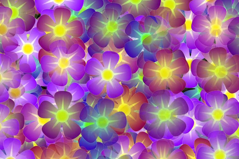 Hippie Flowers Shaking Background - 1080p Motion Background - VideoBlocks