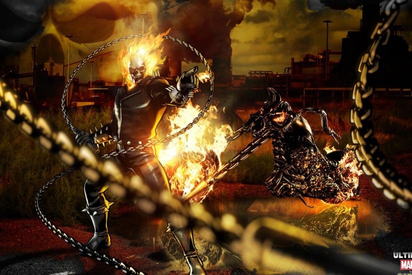 Ghost Rider Marvel Vs Capcom Wallpaper size available for downloads