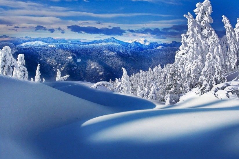 Beautiful Winter Scenery Wallpaper | Beautiful winter scenery wallpaper  #6040