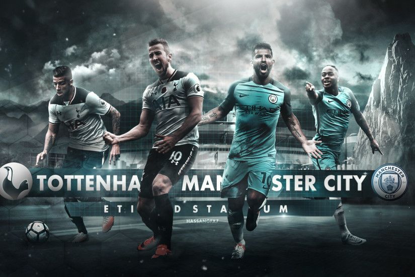 ... Manchester City - Tottenham Matchday Wallpaper by HassanGFX7
