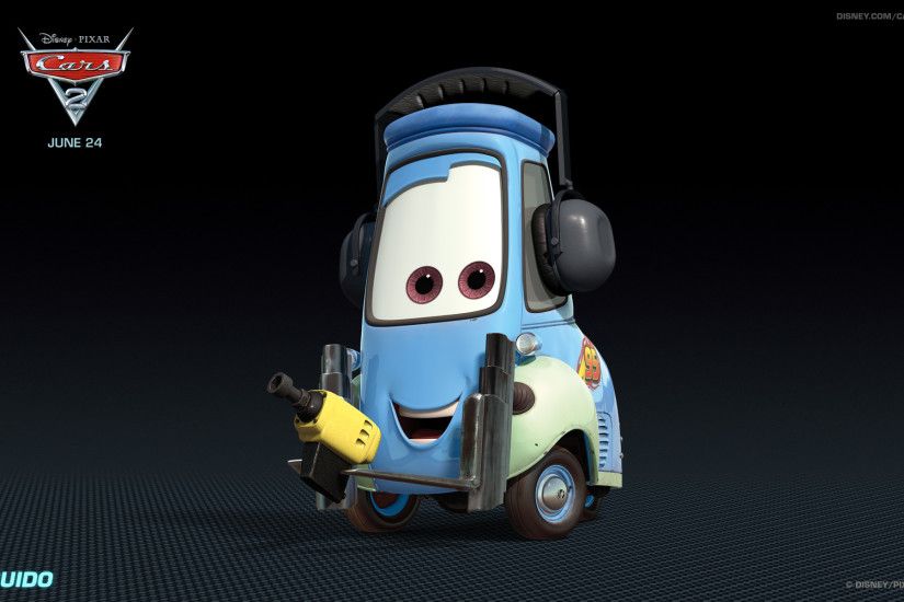Guido the Forklift from Disney's Cars 2 HD wallpaper - Click picture for  high resolution HD wallpaper