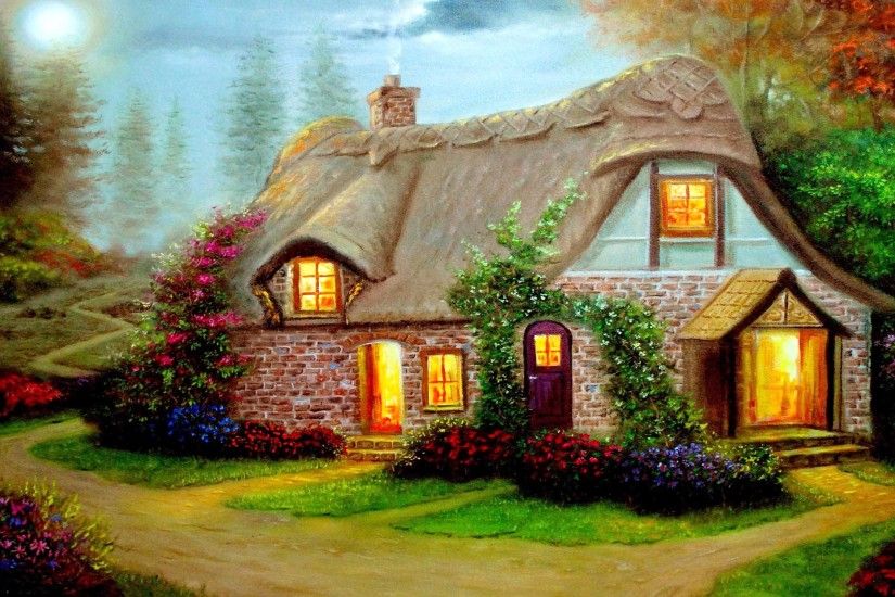 ... Cottage, High, Definition, Widescreen, Wallpaper, Free .