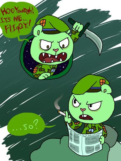 ... Happy Tree Friends: Who cares? by ArtsyGumi