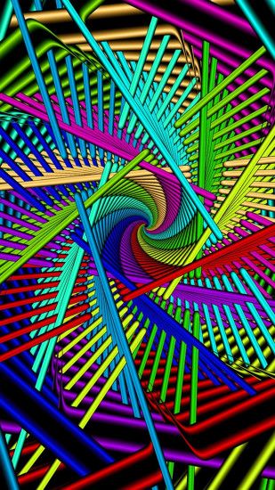 Colorful 3D art 3 Galaxy S6 Wallpaper