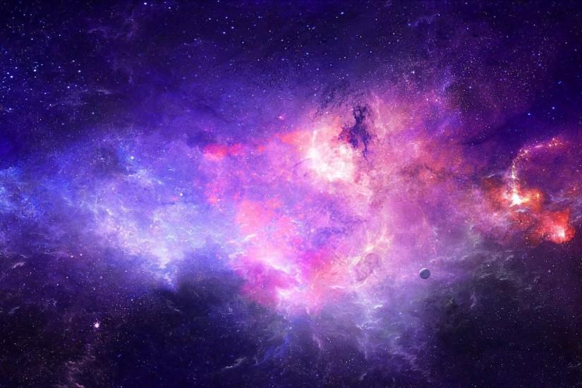 Purple Galaxy Wallpaper HD 925371