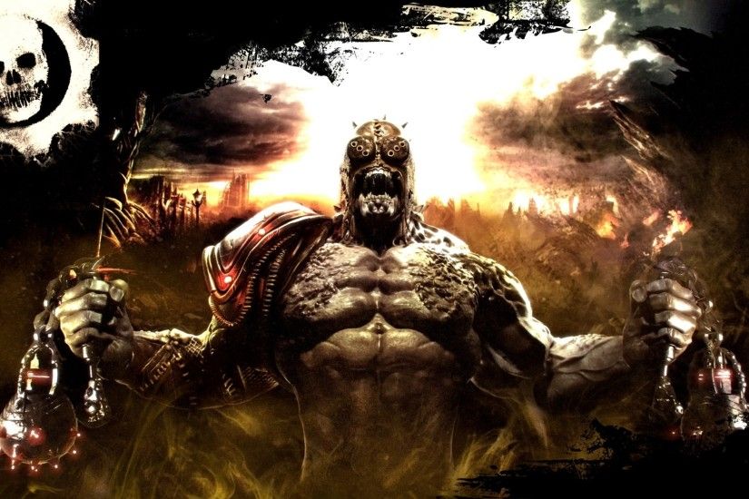 Download Gears Of War Monster Arm Scream Skull Wallpaper Wallpaper