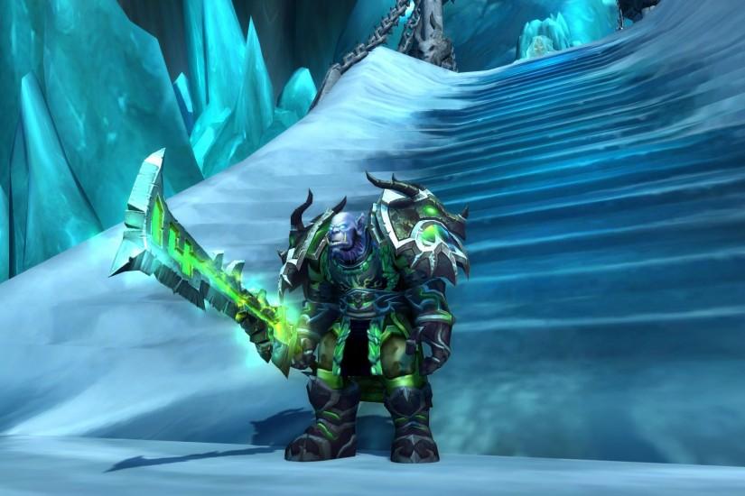Unholy Death Knight mog. Can't seem to find the right helmet to go with  that set.