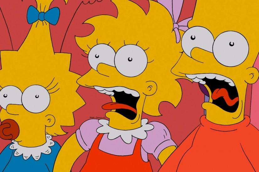 The Simpsons, Lisa Simpson, Bart Simpson, Maggie Simpson