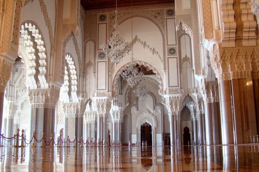 Hassan II Mosque Inside Wallpaper