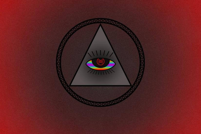 eyes, Illuminati Wallpaper HD