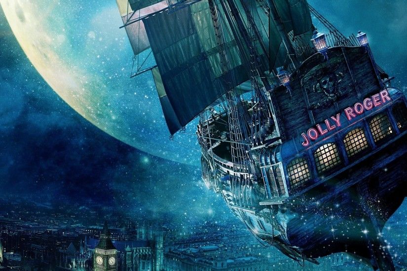 1920x1080 2015, Movies, Peter Pan Movie, Flying Ship .