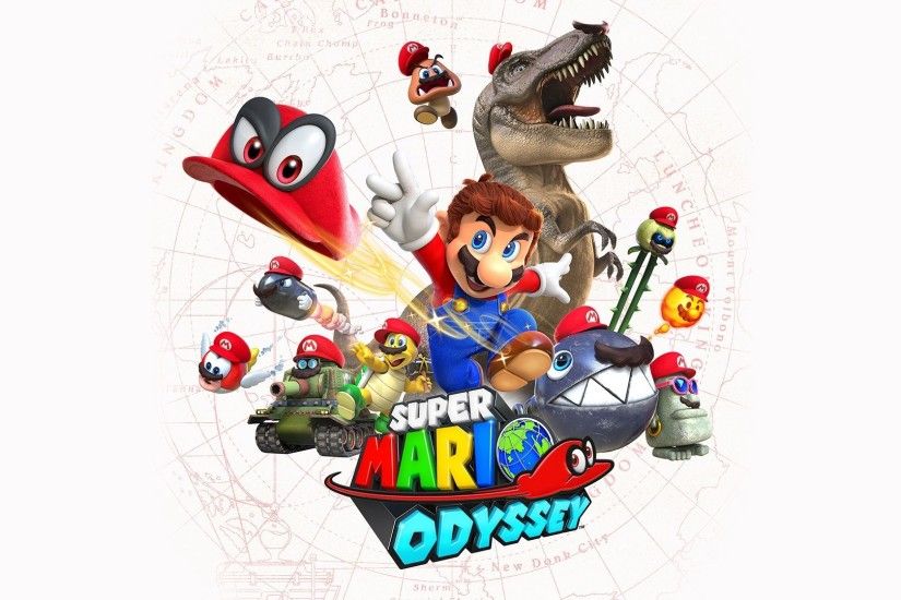 Super Mario Odyssey Game Characters Wallpaper 48736
