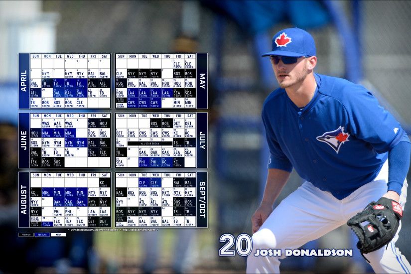 ... 2015 Toronto Blue Jays schedule Wallpaper by bbboz