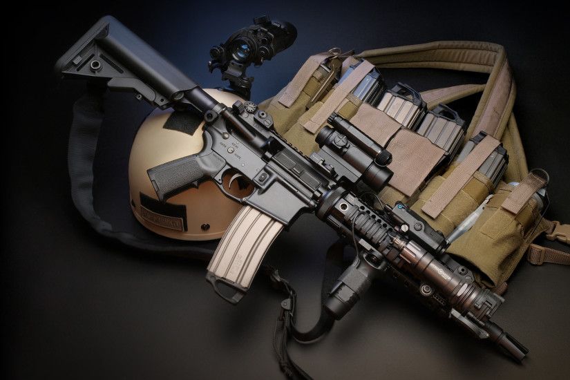 Image Rifles Assault rifle M4 Army 1920x1200