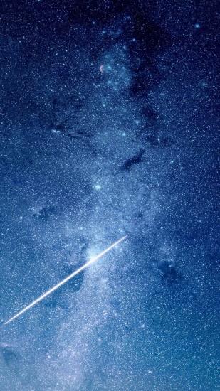 Star Night Space Blue Galaxy Nature #iPhone #6 #plus #wallpaper
