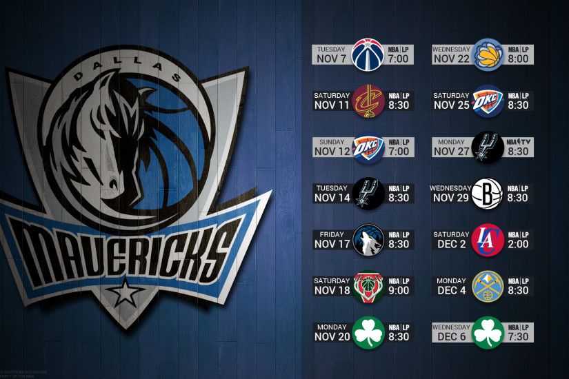 Dallas Mavericks 2017 schedule NBA BASKETBALL logo wallpaper free pc  desktop computer