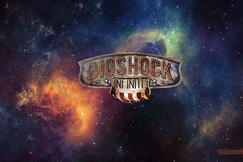 BioShock Infinite Booker DeWitt Space Artwork Video Games Stars Lighthouses