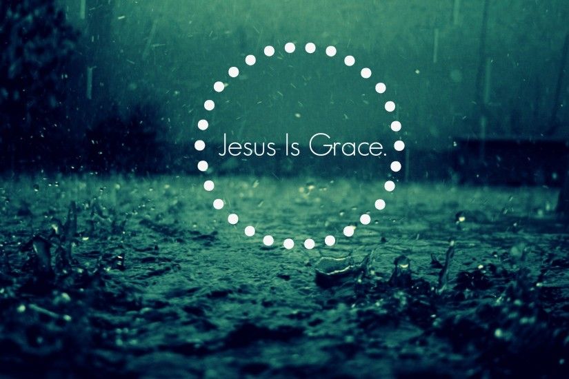 Jesus is grace -Falling Rain Background with Sound | Rain-Drops-Keep-