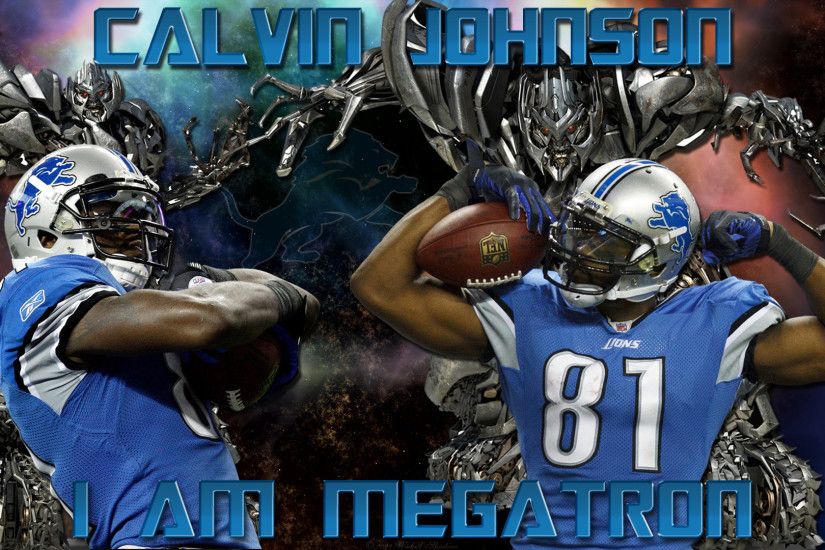 Detroit Lions images Calvin Johnson I Am Megatron Detroit Lions Wallpaper  HD wallpaper and background photos